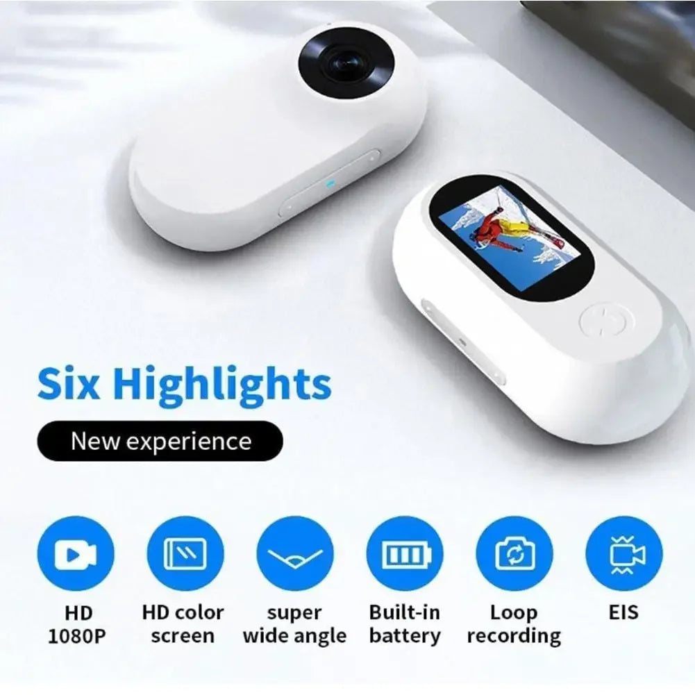 No WiFi Required Cat and Dog Collar Camera with Video Recording Movement, Mini Body Camera Indoor/Outdoor Wireless Collar